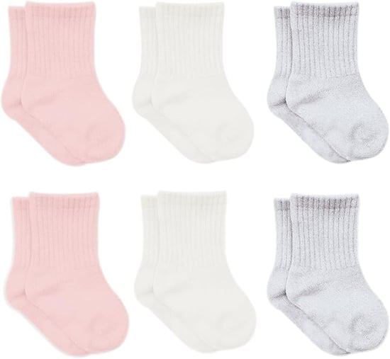 Bistyle Baby-Knöchelsocken mit rutschfester Sohle, 6 Paar | Socken aus Bio-Baumwolle für Neugeborene, Babys und Kleinkinder | Knöchelsocken für Jungen und Mädchen - Image 1