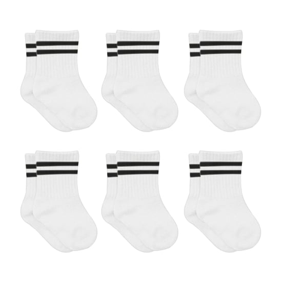 Bistyle Baby-Knöchelsocken mit rutschfester Sohle, 6 Paar | Socken aus Bio-Baumwolle für Neugeborene, Babys und Kleinkinder | Knöchelsocken für Jungen und Mädchen - Image 1