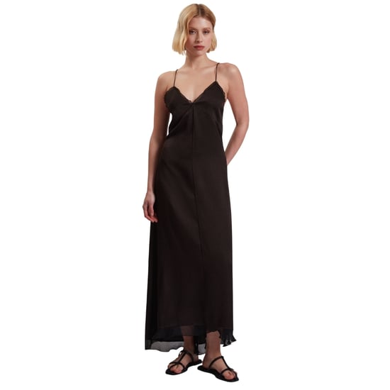 Ted Baker Mylra Unterkleid Mit Rüschendetails, Schwarz - Image 2