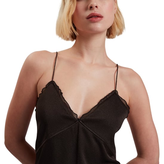 Ted Baker Mylra Unterkleid Mit Rüschendetails, Schwarz - Image 4