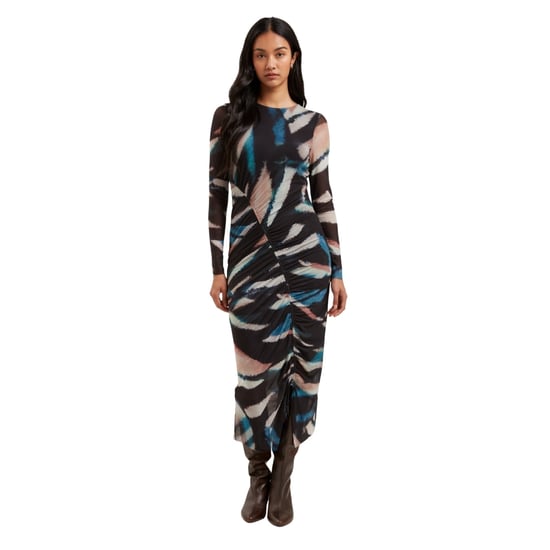 Schwarzes, Bedrucktes Mesh-kleid Von Ted Baker: Ellylou - Image 2