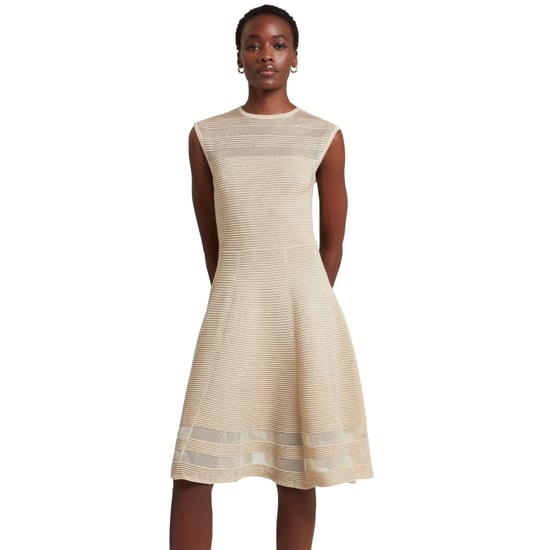 Ted Baker Saalli Strickkleid Aus Naturholz Mit Unsichtbarem Einsatz - Image 2