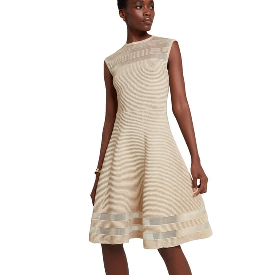 Ted Baker Saalli Strickkleid Aus Naturholz Mit Unsichtbarem Einsatz - Image 4