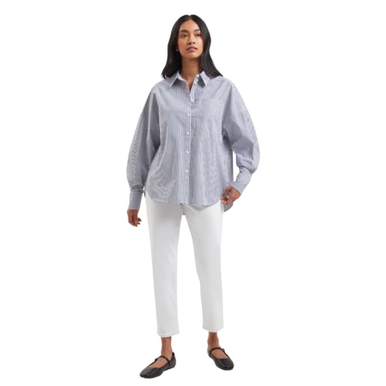 Ted Baker Vinales Boyfriend Fit Gestreiftes Baumwollhemd - Image 3