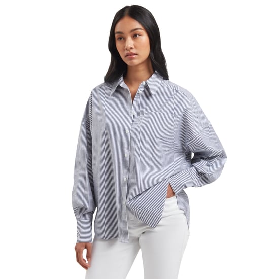 Ted Baker Vinales Boyfriend Fit Gestreiftes Baumwollhemd - Image 4