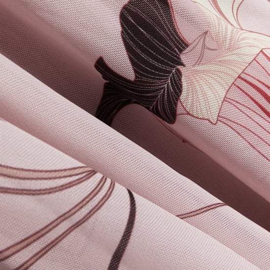Ted Baker Mesh Langarm-midikleid In Hellrosa - Image 6