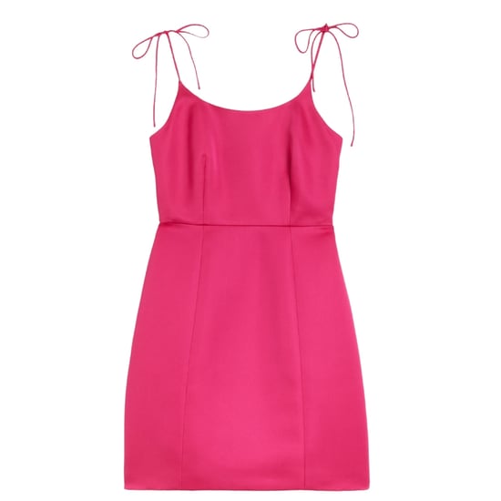 Ted Baker Kavala Minikleid Mit Bindebändern An Der Taille, Fuchsiafarben - Image 1