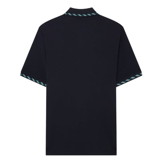 Ted Baker Ss Polohemd Mit Jacquard-jacquardmuster In Marineblau - Image 2