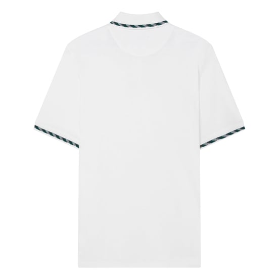 Ted Baker Ss Polohemd Mit Jacquard-jacquardmuster, Weiß - Image 2