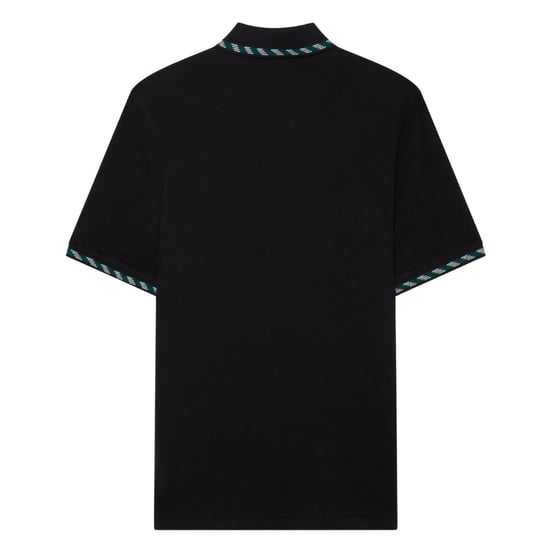 Ted Baker Ss Polohemd Mit Jacquard-jacquardmuster, Schwarz - Image 2