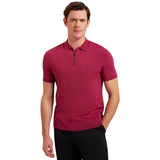 Ted Baker Mmk Daldin Ss Rayon-poloshirt Mit Reißverschluss - Image 4