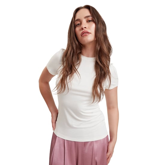 Ted Baker Bedrucktes, Tailliertes Elfenbeinfarbenes T-shirt - Image 4