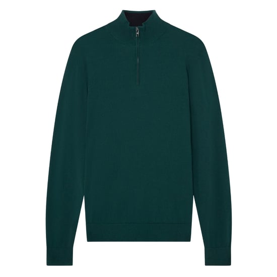 Ted Baker Artiss Core Dunkelgrüner Viertelreißverschluss - Image 1