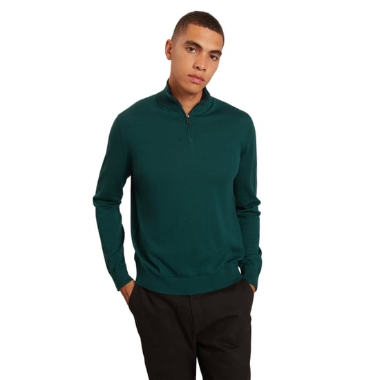 Ted Baker Artiss Core Dunkelgrüner Viertelreißverschluss - Image 3