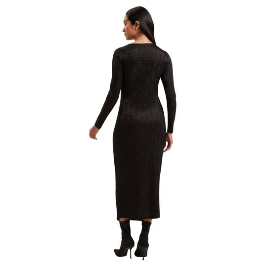 Ted Baker Sherlay Jacquard T Bodycon Kleid Mit Raffungen, Schwarz - Image 3
