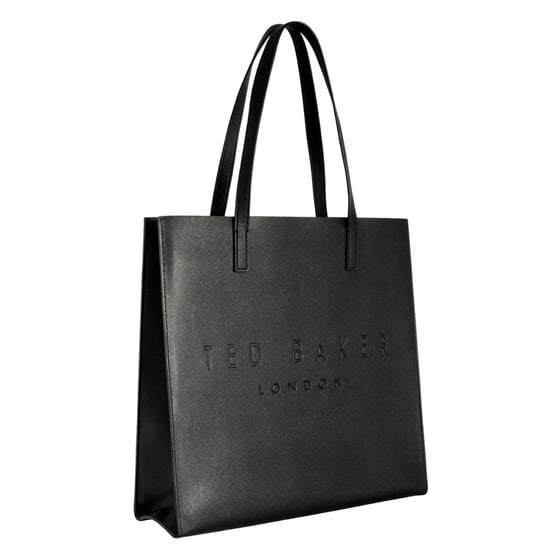 Ted Baker Crosshatch Große Schwarze Icon Tasche - Image 2