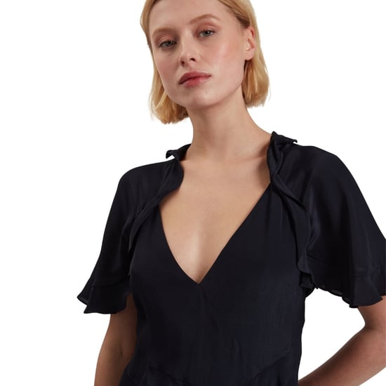 Ted Baker Jojii Minikleid Mit Rüschendetails In Marineblau - Image 4