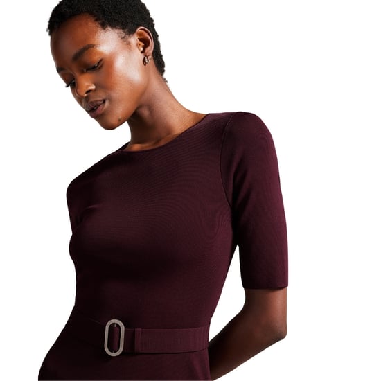 Ted Baker Samalee Strickkleid Mit Rotem Flippy-rock, Midi-länge - Image 3