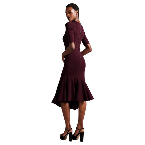 Ted Baker Samalee Strickkleid Mit Rotem Flippy-rock, Midi-länge - Image 4