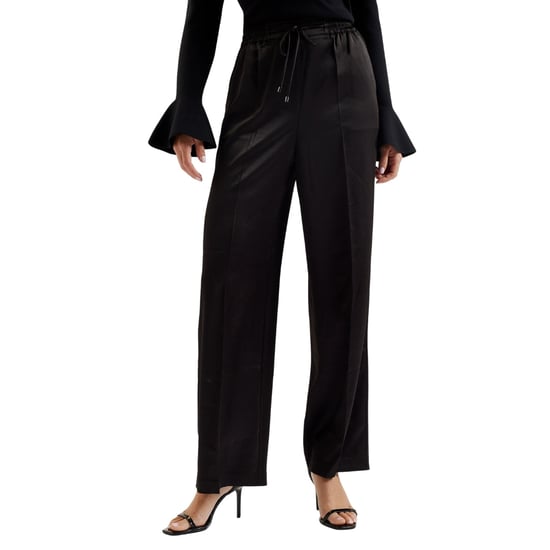 Ted Baker Umaibo Satin Jogginghose Mit Weitem Bein, Schwarz - Image 3
