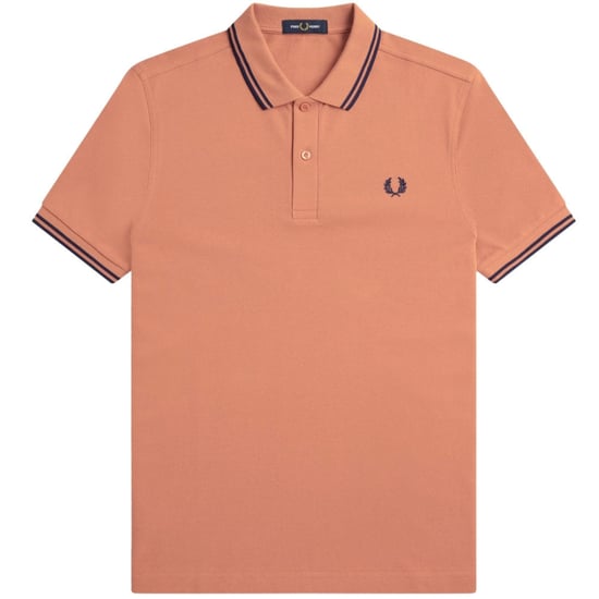 Fred Perry Twin Tipped Light Rust Poloshirt - Image 1