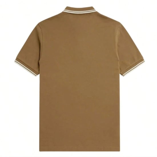 Fred Perry Twin Tipped Shaded Stone Poloshirt - Image 2