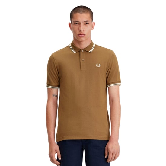 Fred Perry Twin Tipped Shaded Stone Poloshirt - Image 3