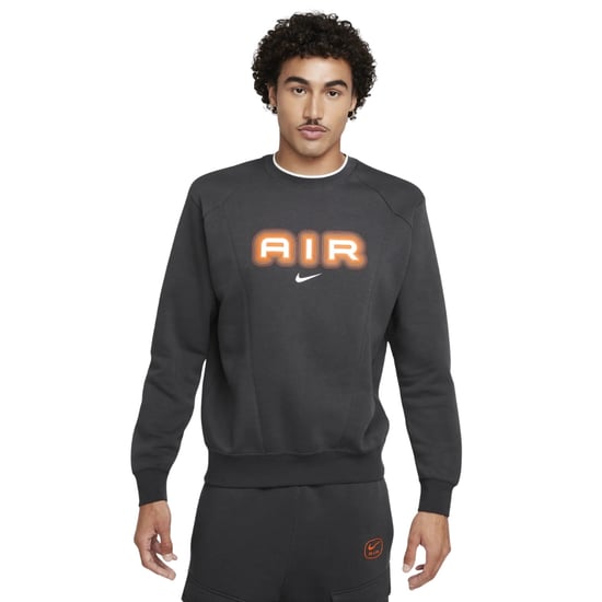 Nike Air Fleece-sweatshirt Mit Rundhalsausschnitt, Dunkelgrau - Image 3