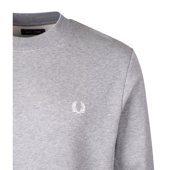 Fred Perry Pullover Mit Rundhalsausschnitt In Stahlgrau - Image 3