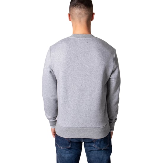 Fred Perry Pullover Mit Rundhalsausschnitt In Stahlgrau - Image 5
