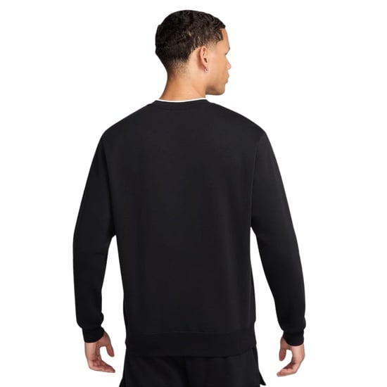 Nike Air Fleece-sweatshirt Mit Rundhalsausschnitt, Schwarz - Image 3
