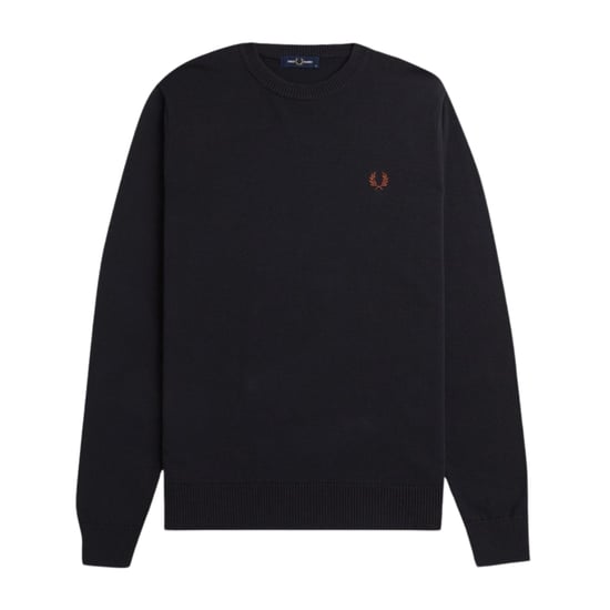 Fred Perry Bouclé-pullover Mit Lorbeerkranz, Schwarz - Image 1