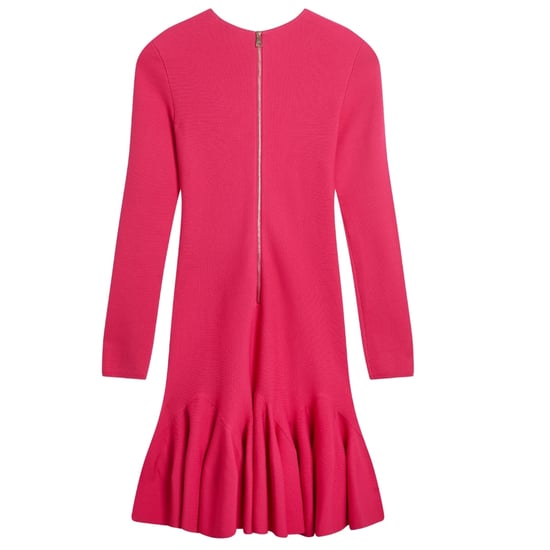 Ted Baker Loisss Flippy Rock, Langärmeliges Fuchsiafarbenes Minikleid - Image 2