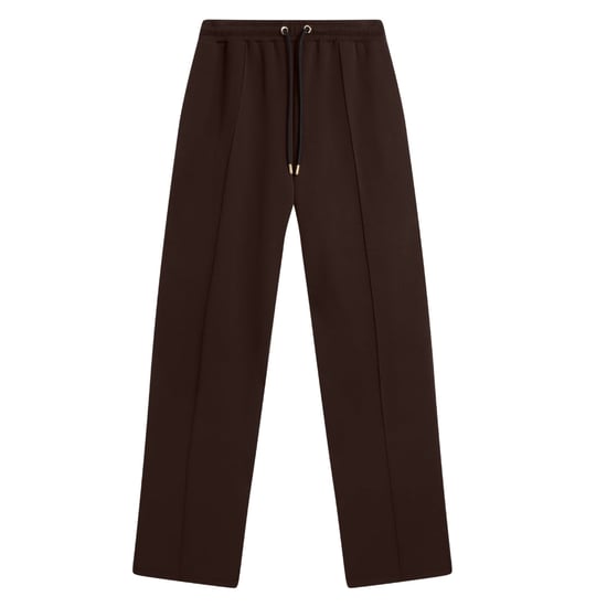 Ted Baker Nowell Cupro Jogginghose Mit Geteiltem Saum, Dunkelbraun - Image 1