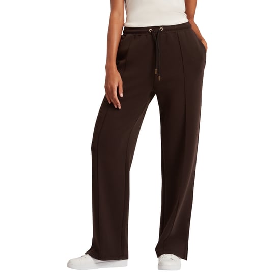 Ted Baker Nowell Cupro Jogginghose Mit Geteiltem Saum, Dunkelbraun - Image 2