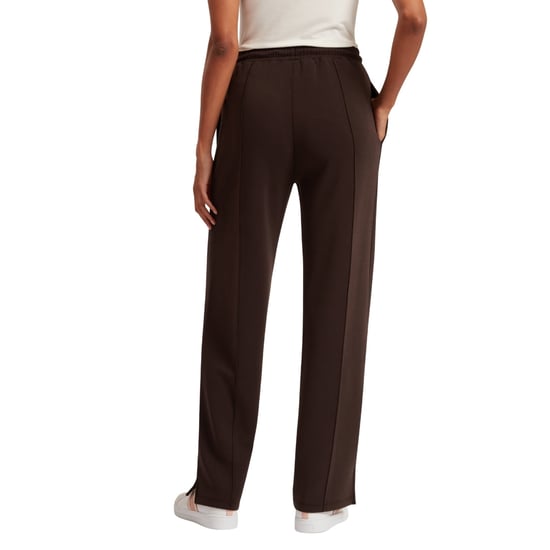 Ted Baker Nowell Cupro Jogginghose Mit Geteiltem Saum, Dunkelbraun - Image 3