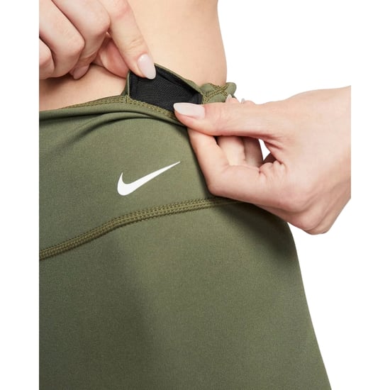 Nike Dri-fit Damen-shorts, Mittelhoch Geschnitten, Mit Innenfutter, Grün - Image 4