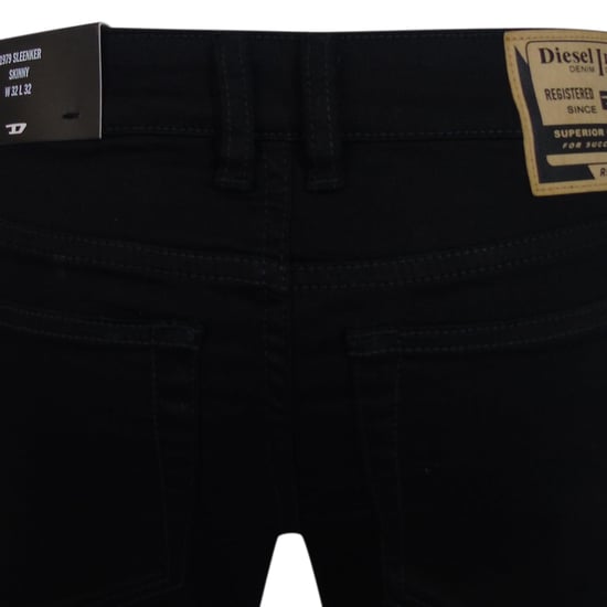 Diesel 1979 Sleenker Schwarze Jeans - Image 6