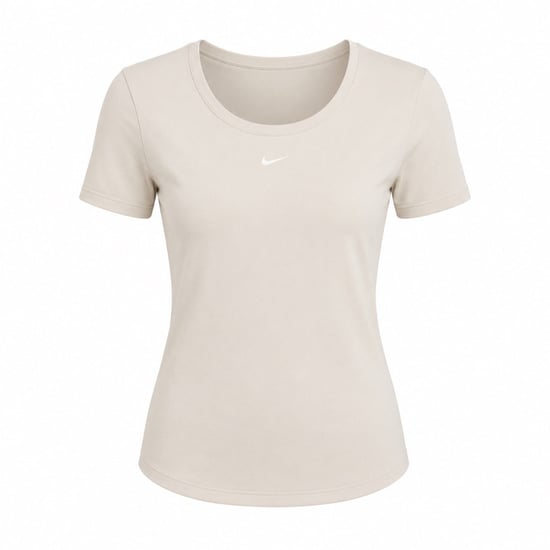 Nike Damen-tight-top Mit Mini-ripp-ausschnitt Und Tiefem Rückenausschnitt In Hellbraun - Image 1