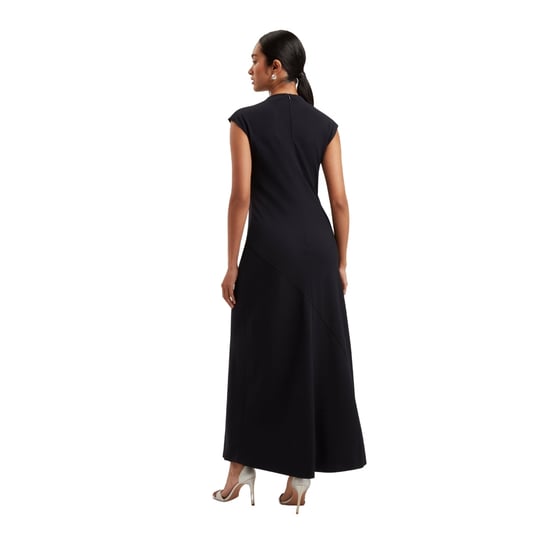 Ted Baker Kyamos Slip Navy Maxikleid Mit Drapierungsdetails - Image 3