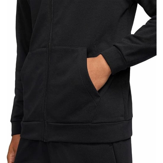 Nike Pro Dri-fit Trainings-kapuzenjacke Mit Durchgehendem Reißverschluss, Schwarz - Image 5