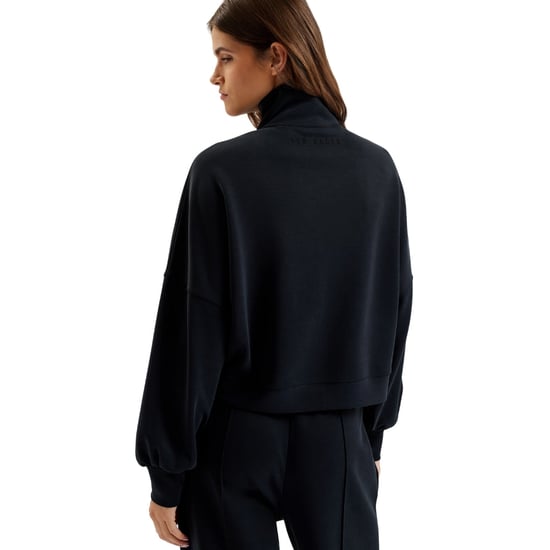 Ted Baker Arorha Cupro Zip Through Schwarzer Stehkragen - Image 3