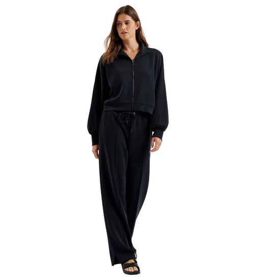 Ted Baker Arorha Cupro Zip Through Schwarzer Stehkragen - Image 4