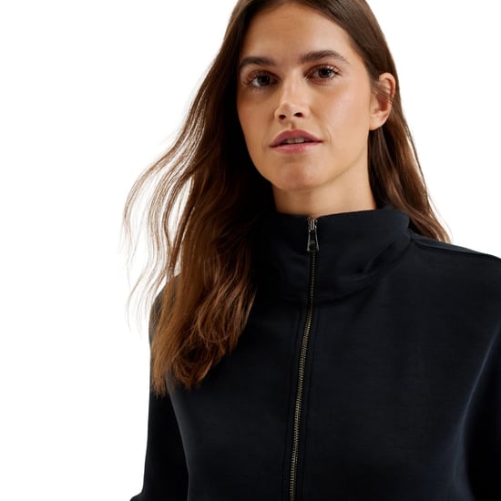 Ted Baker Arorha Cupro Zip Through Schwarzer Stehkragen - Image 5