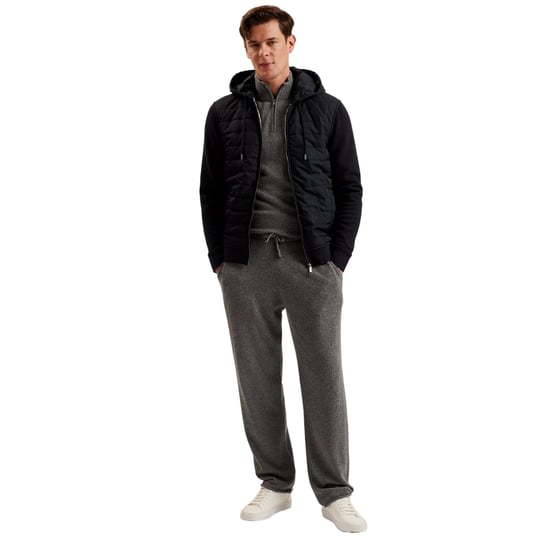 Ted Baker Adburys Regular Schwarzer Stepp-kapuzenpullover Mit Reißverschluss - Image 2