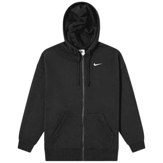 Nike Essentials Oversized Full Zip Schwarzer Hoodie - Image 1