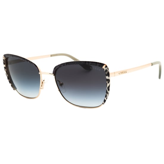 Guess Sonnenbrille Mit Leopardenmuster In Gold - Image 2