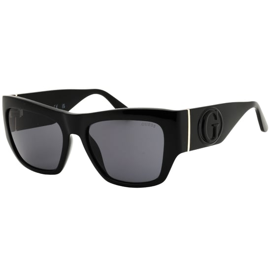 Guess Glänzende Schwarze Oversize-sonnenbrille - Image 2