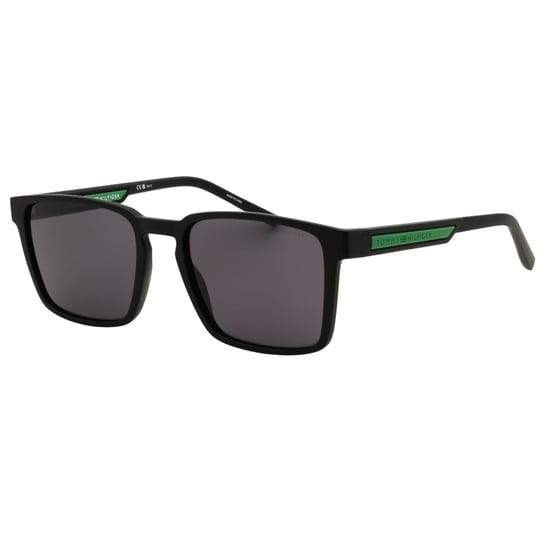 Tommy Hilfiger Matte Black Rectangular Sonnenbrille - Image 2