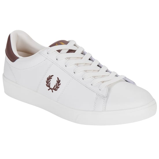 Fred Perry Spencer Leder-sneaker In Schneeweiß - Image 3